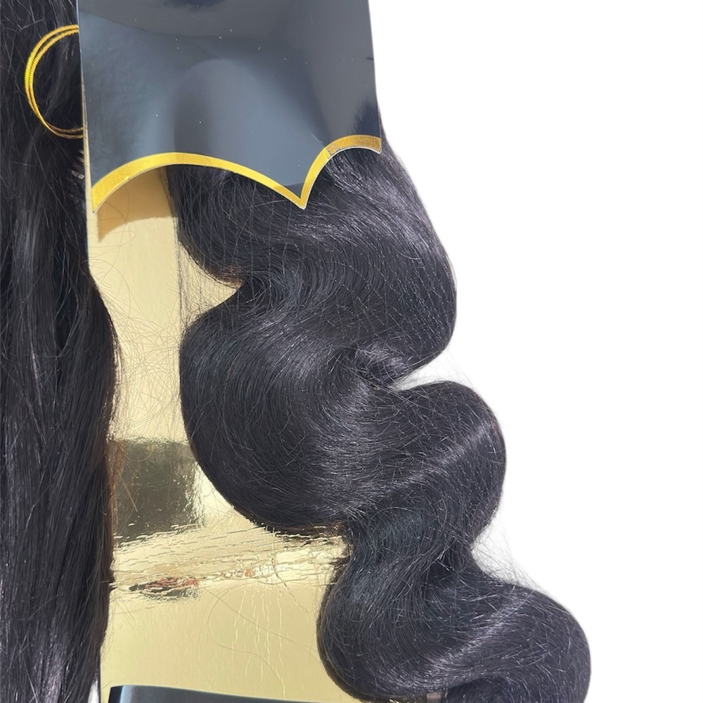 Luxurious Black Hair Extensions 2 pkts